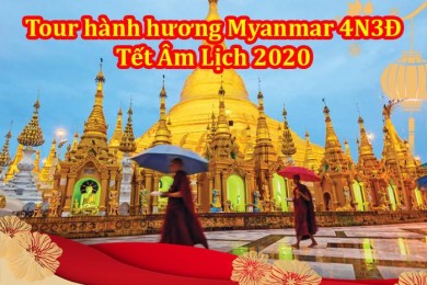 Tour Du Lịch Myanmar 4 Ngày 3 Đêm Tết Âm Lịch (bay Vietjet Air )