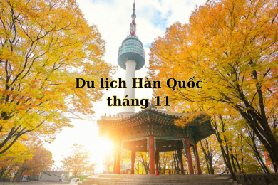 Bật mí kinh nghiệm du lịch Hàn Quốc tháng 11 không thể bỏ qua