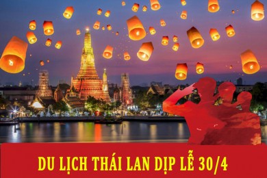 Tour Du Lịch Thái Lan 5 ngày 4 đêm Dịp Lễ 30/4-1/5 từ Hà Nội