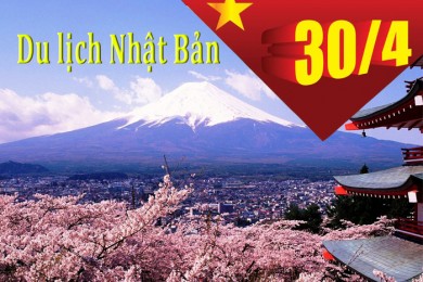 Du Lịch Nhật Bản 6 Ngày 5 Đêm Dịp Lễ 30/4-1/5