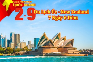 Du Lịch Úc - New Zealand 7 Ngày 6 Đêm Lễ 2/9