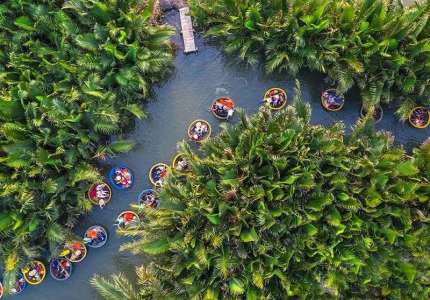 Tham quan rừng dừa bảy mẫu Hội An