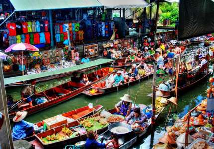 6 khu chợ nổi thu hút du khách ở Thái Lan