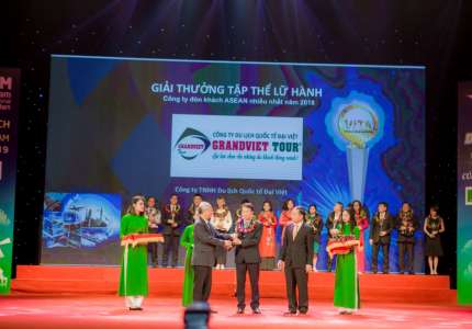 Giải Thưởng Công Ty Lữ Hành Đón Nhiều Khách ASEAN Nhất Năm 2018