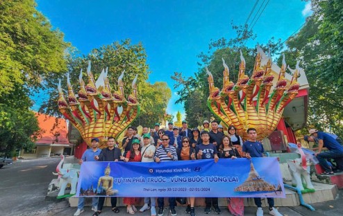 Phản hồi khách hàng Hyundai Kinh Bắc đi tour Thái Lan 2024