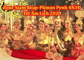 Du Lịch Campuchia 4 Ngày 3 Đêm Siêm Riệp - Phnompenh Tết 2020