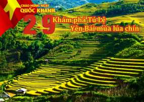 Tour Mù Cang Chải – Suối Vàng - Tú Lệ - Khau Phạ 3 Ngày Lễ 2/9/2022