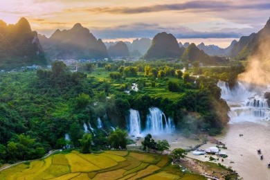 DU LỊCH TẾT 2026 THÁC BẢN GIỐC - PÁC BÓ - HỒ BA BỂ M3 TẾT