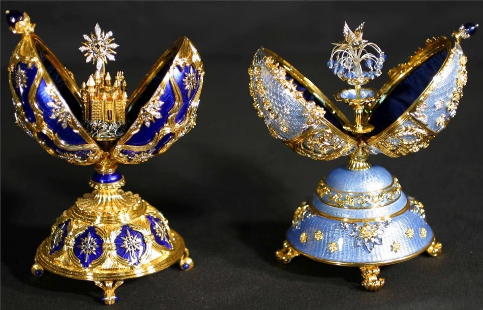 didulichnganenmuagivelamqua5 Trứng phục sinh Faberge ở Nga