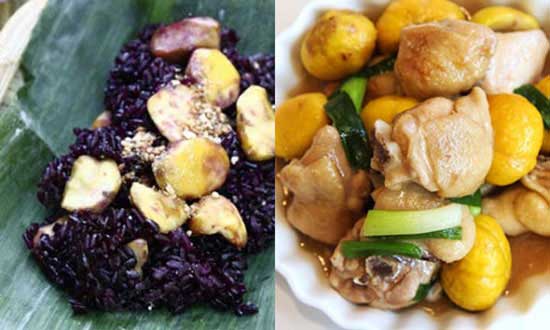 Hạt dẻ có thể chế biến trong các món ăn