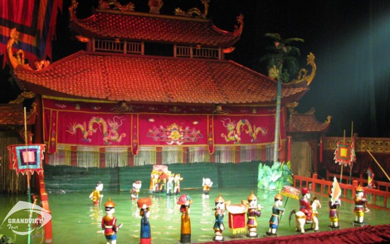 Biểu diễn múa rối nước