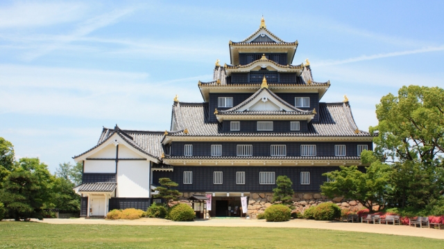okayama Toàn bộ khung cảnh thành Okayama