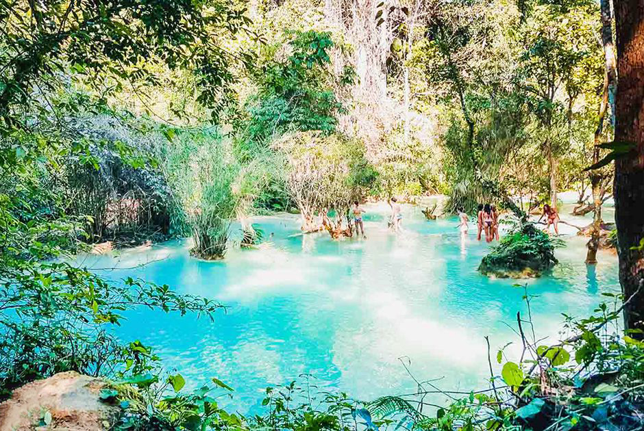 Thác Kuang Si Luang Prabang Lào