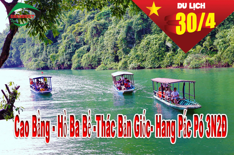 Tour Du Lịch Hồ Ba Bể - Thác Bản Giốc - Hang Pắc Pó 3 ngày 2 Đêm