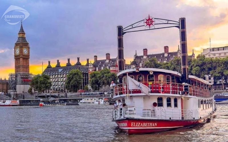 Du thuyền sông Thames - Du lịch Anh