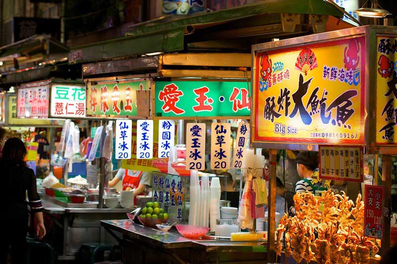 dia-diem-du-lich-dai-loan-cho-dem-liuhe cho dem liuhe