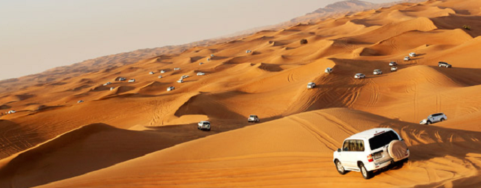 Trải nghiệm cảm giác mạnh khi đua xe trong sa mạc tại Dubai