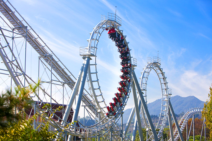 du-lich-han-quoc-mua-he-tham-quan-cong-vien-everland-2 Tàu lượn siêu tốc T-Express