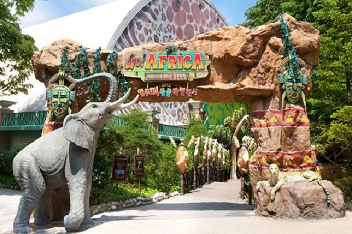 du-lich-han-quoc-mua-he-tham-quan-cong-vien-everland-3 Sở thú trong khu Zootopia