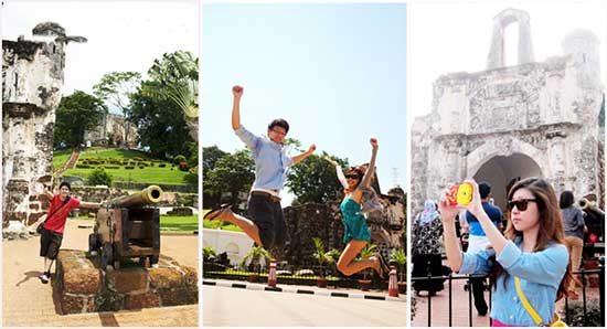 Pháo Đài A Famosa ở Malacca Pháo đài A Famosa Malacca