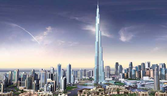 Tòa tháp Burj Khalifa Tòa tháp cao nhất Dubai