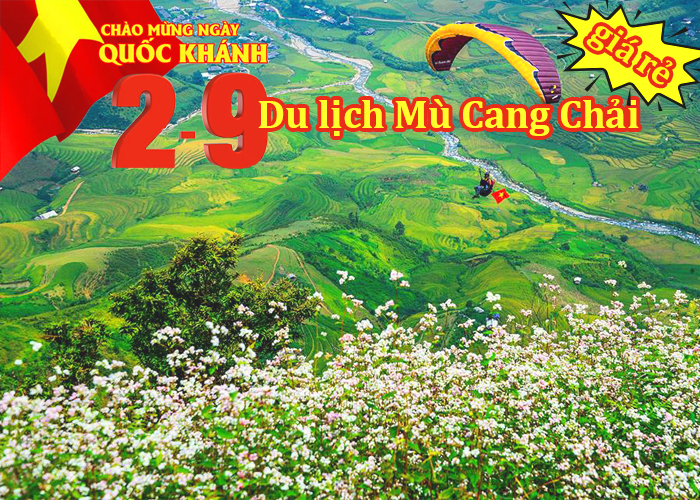 Tour du lịch Mù Cang Chải - Tú Lệ - Khau Phạ - Bảo Hà 2 Ngày Lễ 2/9