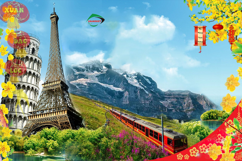Tour Du Lịch Châu Âu 11 Ngày 10 Đêm Pháp - Thụy Sỹ - Ý - Vatican Tết Âm Lịch 2024 (Bay Qatar Airways)