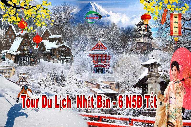 Tour Du Lịch Nhật Bản 6 Ngày 5 Đêm Tết 2025 (Bay VietnamAirlines, Shinkansen)