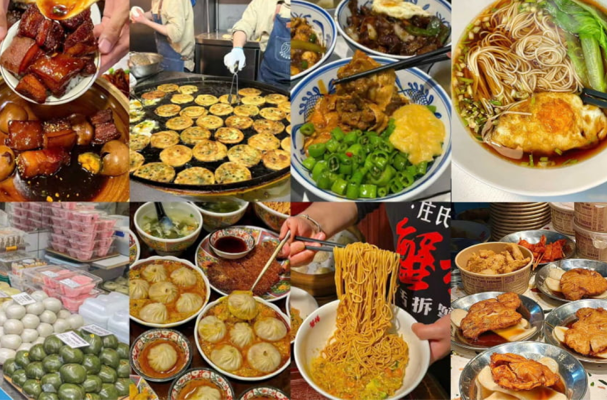 Phố ẩm thực Thượng Hải đa dạng và thu hút du khách khi du lịch Thượng Hải