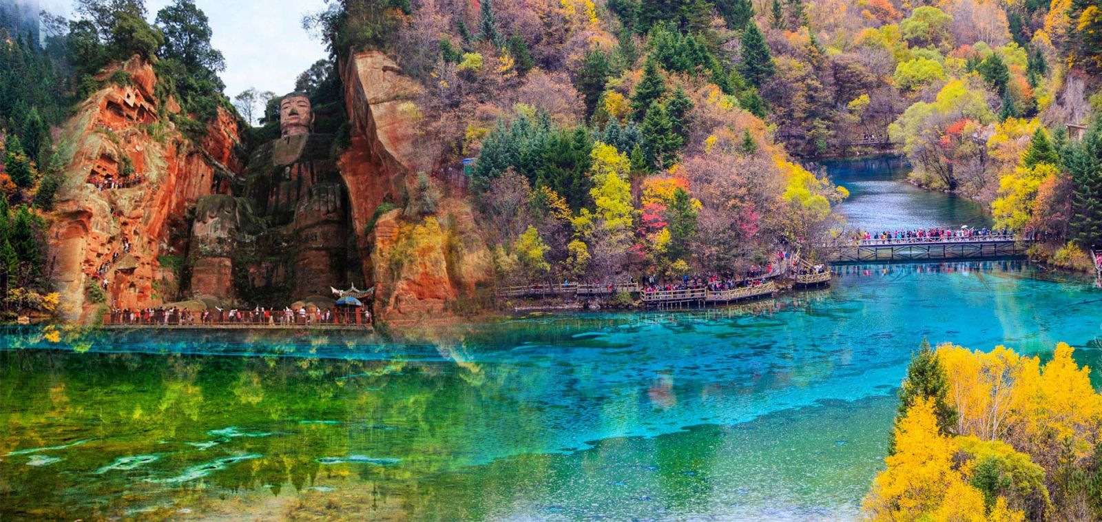 DU LỊCH TRUNG QUỐC 2026 HÀ NỘI – THÀNH ĐÔ – CÔNG VIÊN MANHUA - CỬU TRẠI CÂU – LẠC SƠN ĐẠI PHẬT