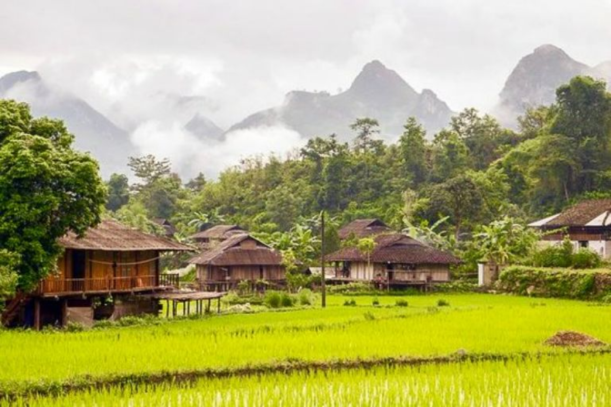 Du Già Homestay là một trong những homestay đẹp ở Hà Giang nổi tiếng với không gian bản làng nguyên sơ