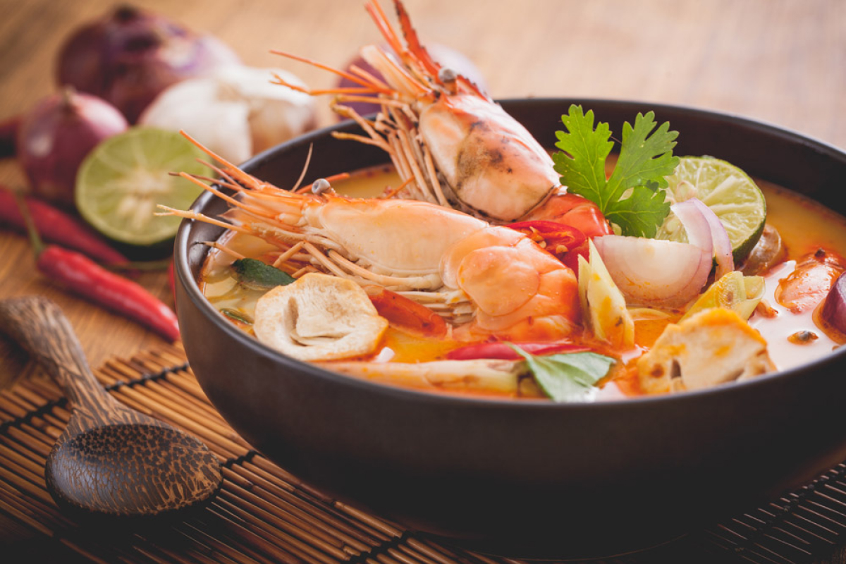 Tom Yum – súp chua cay đặc trưng Thái