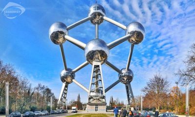 Mô hình phân tử học Atomium - du lịch Châu Âu