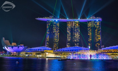 Nhạc nước hoành tráng tại Marina Bay Singapore