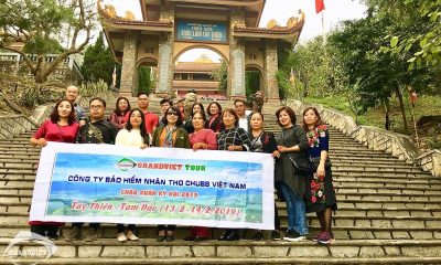 Ảnh đoàn Grand Viet Tour tham quan Tam Đảo