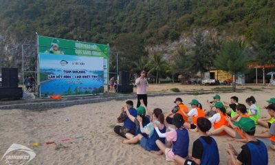 Ảnh chơi Teambuilding của đoàn du lịch Grand Viet Tour