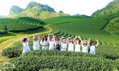 Đoàn khách của Grand Viet Tour tham quan