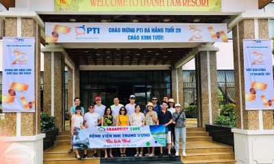 Ảnh đoàn của Grand Viet Tour tham quan tại Huế