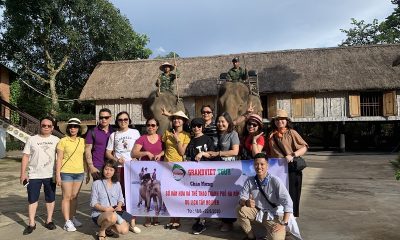 Ảnh đoàn của Grand Viet Tour tham quan Tây Nguyên