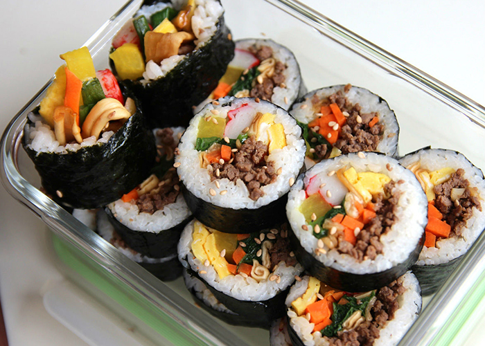 Món Kimbap truyền thống