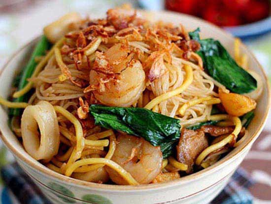 Mì xào Hokken Mee rất ngon